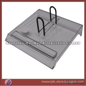 Assorted coffee acrylic desk calendar stands with two rings